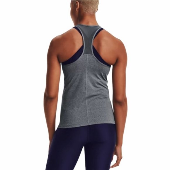 🌹 SALE 🌹 Under Armour T-Shirts Tank Gray Stretch Women's Size UA 1328962 396 - Picture 4 of 7
